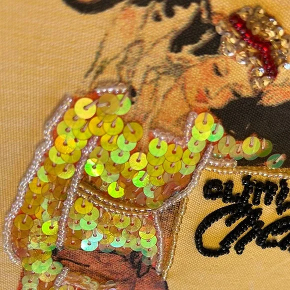 Cigar Box Purse Romeo Roma Clinique Cheron Art Nouveau Beaded Bamboo Handle Bag - Picture 9 of 16